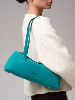 Замшевая сумка Raduy DBR 31127 зеленый изумруд фото 2