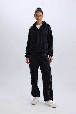 DeFactoFit Oversize Genis Kal?p Cepli Dokuma Fermuarl? H?rka  фото 3