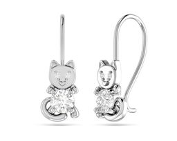 Серьги из серебра куб.циркон., ЗК0201549