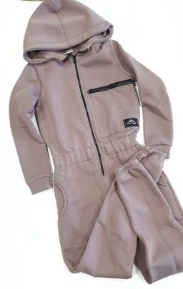 Футер 3х нитка С НАЧЕСОМ комбинезон с капюшоном