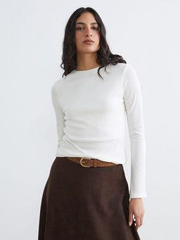 Bisiklet Yaka Fitilli Kad?n Body