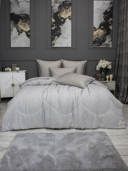 Muslin & Satin Solid color (серебрети беж) комплект