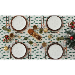 Скатерть Доляна Елочки 145х2003см,100%пэ, рогожка 130 гр/м  фото 10