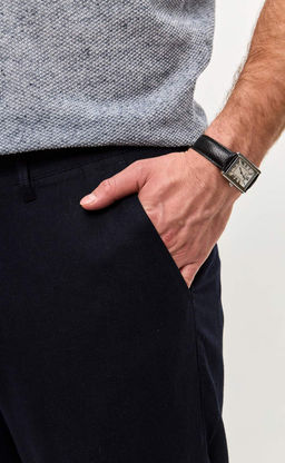 Брюки лен P511-0852Rus navy