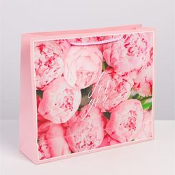 Пакет ламинированный горизонтальный For you, M 30 х 25.5 х 9 см - Дарите счастье фото 7