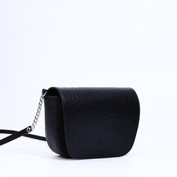 Cумка женская TEXTURA, мессенджер, маленький размер, цвет чёрный  фото 3