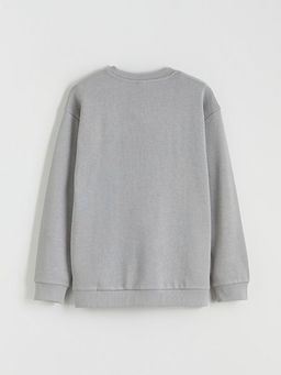 Bisiklet Yaka Erkek ?ocuk Sweatshirt