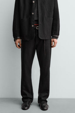 JEANS STRAIGHT FIT BOOTCUT AARON LEVINE X ZARA / Carb?n фото 11