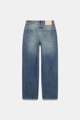 JEANS Z1975 SLIM CROPPED TIRO MEDIO / Azul / Verde - Zara фото 8