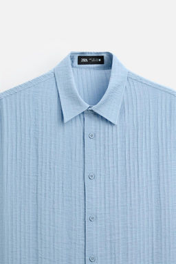 RAISED JACQUARD SHIRT - Zara фото 8