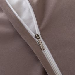 Комплект постельного белья Однотонный Сатин Вышивка CH036 1.5 спальный 70-70 2 шт