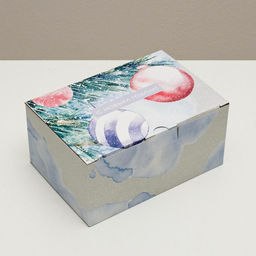 Складная коробка Уютного Нового года, 22 15 10 см