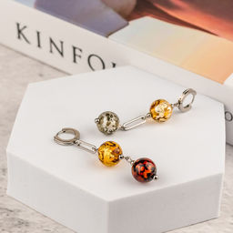 Серьги из муранского стекла SHINE LC3469 - Vloes фото 2