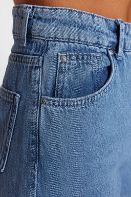 Mavi Yuksek Bel Ekstra Wide Leg Palazzo Jeans TWOSS23JE00286 - Trendyolmilla фото 7