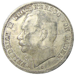 3 марки 1912 года G Германия (Баден)