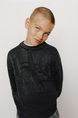 ACID WASH KNIT SWEATER - Zara фото 5