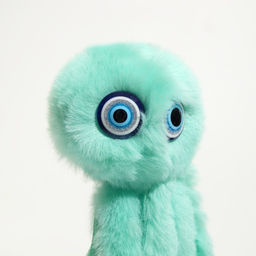 Игрушка для кошек Осьминожек из искусственного меха , до 19 см, мятная - Пижон фото 2