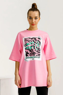 Футболка Хлопок Розовый