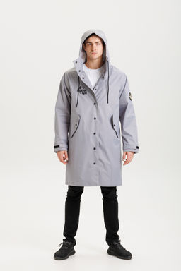 Плащ-дождевик (серый)