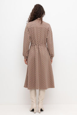 ЕВТ 5054/беж,ромбики платье жен