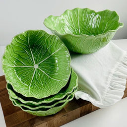 Набор из 5 салатников 27/19см КАПУСТА в под.уп.(х4)Фарфор арт.232-033