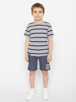 CRB wear/CSKB 63463-11-353 Футболка для мальчика,светло-серый меланж/Ex.Cherubino  фото 3