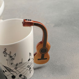Кружка Инструменты. Гитара, 350 мл, керамика, цвет белый - Simaland фото 2