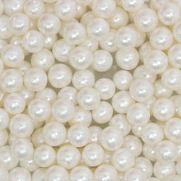 Кондитерская посыпка Перламутровый жемчуг, белая, 50 г