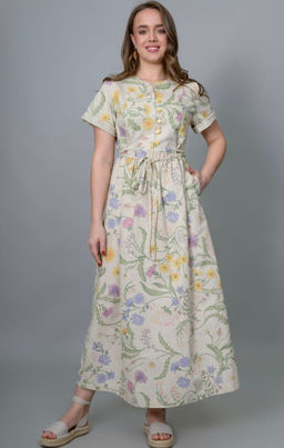 Платье 70% лен 30% хлопок