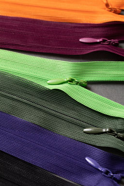 Молния Спираль н/р потайная т.3 Gamma G013P 22 см потайная пластик 10 шт