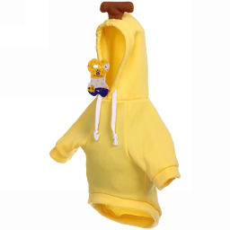 Кофта-толстовка для собаки "Wonderful style-Банан" с капюшоном, размер M (44*30*26см) Ultramarine