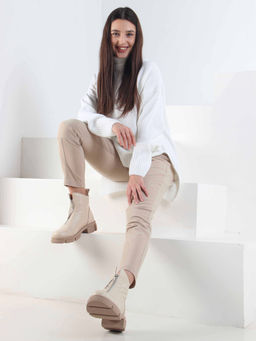 Ботинки 330.21074ka. Бежевый капучино/Байка