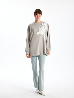 Nak??l? Oversize Kad?n Sweatshirt Tunik - Waikiki фото 4