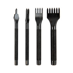 Промысел Пробойники строчные, набор (ромбовидные зубцы) LT-024 для кожи ромб, шаг 4 мм