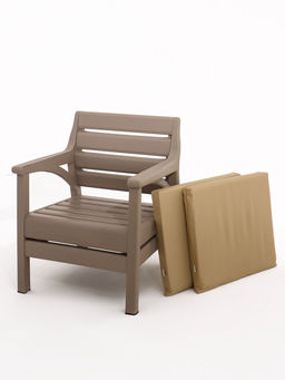 Набор садовой мебели «Евпатория»: 2 кресла, стол, двухместный диван, бежевый