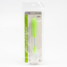 Ложка детская для кормления силиконовая, от 5 мес., цвет зеленый - Крошка я фото 2