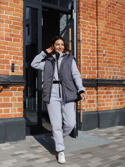 Жилет Base женский, серый - Inzibe фото 4