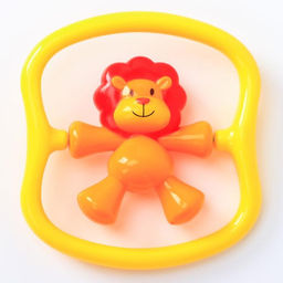 Погремушка Львенок, цвет МИКС