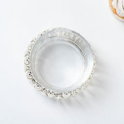 Сахарница «Ажур», 200 мл, 10×10 см, с ложкой МИКС, металл, стекло, серебристая