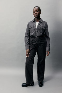 Wide Ultra High Jeans - H&m фото 2