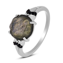 Кольцо, лабрадорит , шпинель, Мадрид