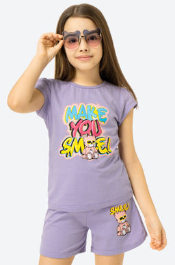 Хлопковый летний костюм для девочки Bonito  фото 4