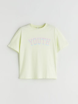 Bisiklet Yaka K?z ?ocuk Ti??rt