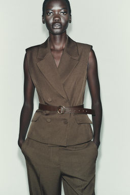 BELTED WAISTCOAT - Zara фото 5