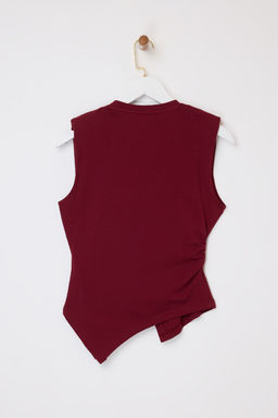 Siyah Fitted/Vucuda Oturan Kolsuz Pamuklu Esnek Orme Bluz TWOSS26BZ00081 - Trendyolmilla фото 12