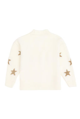 Кремовый трикотажный кардиган для девочки - U.s. polo assn фото 3