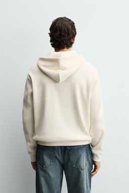 WAFFLE-KNIT HOODIE - Zara фото 5