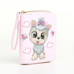 Кошелёк для девочки «Щеночек», на молнии, розовый