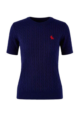 Ekru At Nak?sl? Sac Orgu Triko Bluz TWOSS26BZ00137 - Trendyolmilla фото 3