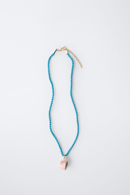CERAMIC CUP CORD NECKLACE - Zara фото 4